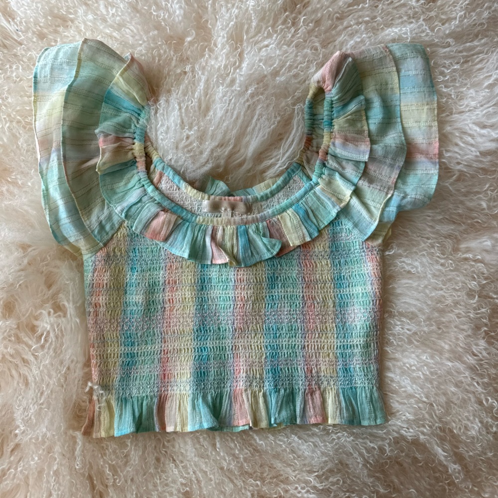 LoveShackFancy- Camilla top- Multi Horizon - Picture 4 of 5